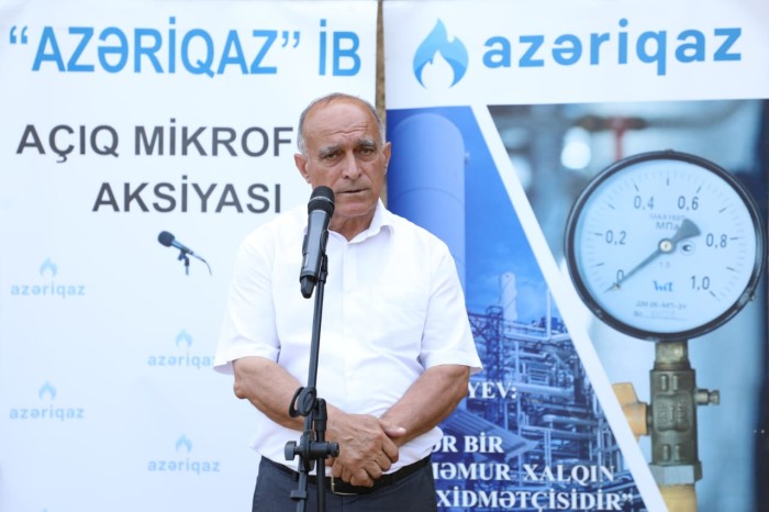 "Məqsədimiz problemlərin həllinə yardımçı olmaqdır" - "Azəriqaz"-ın "Açıq mikrofonu" (FOTO)